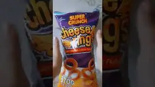 JUMBO PACK OF SUPER CRUNCH CHEESE RING 🧀#satisfying #snack #shorts