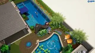 Pool Scene and Zen Some - 3D Concept