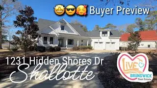 1231 Hidden Shores Drive 🙈 Набережная + Меблированная 🛋️ Шалотт, Северная Каролина 👀 Тур для поку...