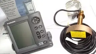 Tirando da Caixa o FishFinder Furuno LS4100
