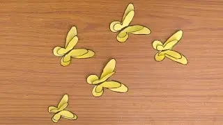 Origami Paper Butterfly/Making Butterfly From Paper/DIY Cute Butterfly/Easy And Beautiful Butterfly.