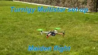 Maiden flight - Multistar Quad