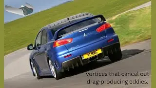 Fuel Saver VORTEX Reduced Air Pressure Drag, stabilizing airflow. cancel out drag-producing eddies.