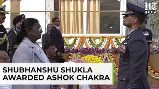 Republic Day 2026: Space Hero Shubhanshu Shukla Conferred Ashoka Chakra By President Droupadi Murmu