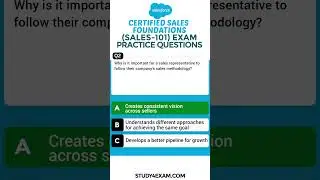 Free Salesforce Certified Sales Foundations (Sales-101) Exam Practice Questions [2025 Edition]
