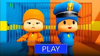 POCOYO PRISONER VS POLICE PRISON RUN! (Obby) | Roblox Full Gameplay 