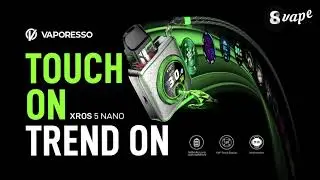 Vaporesso XROS 5 NANO 30W | Touch Screen Pod Kit First Look & Design Overview