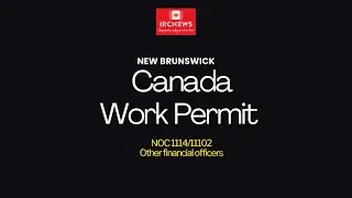 Canada Immigration New Brunswick NOC 1114/11102 Other financial officers Work Permits