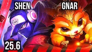 SHEN vs GNAR (TOP) | 6/3/15, 600+ games | KR Diamond | 25.6