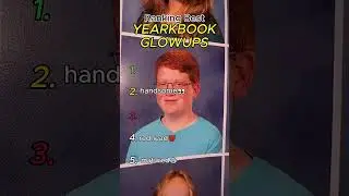 The Best YEARBOOK GLOWUPS Ranked! #shorts #ranked #glowup