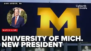 University of Michigan announcing their 16th president