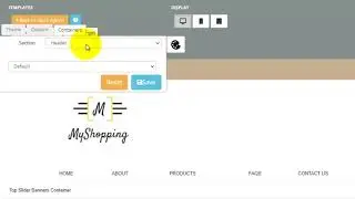How to setup cart with logo and menu only in top header in VPCart 9