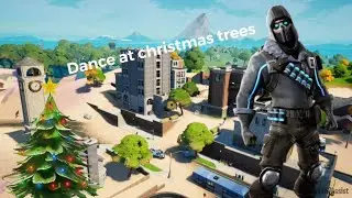 Dance at different Christmas trees.