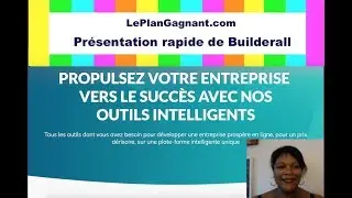 Builderall Fran&ccedil;ais Pr&eacute;sentation rapide