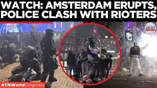AMSTERDAM IN FLAMES: Historic Church Burns Amid Chaos, Riots Grip Dam Square