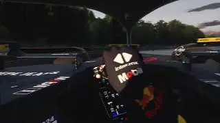 RedBull RB 20 on Monza.Setup - Moza R3 Steering wheel + 3.9Nm Base, SR-P Lite Pedals.