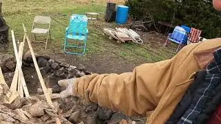 Burning scrap wood at the sawmill How do you start a fire