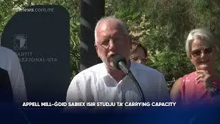 Appell mill-ġdid sabiex isir studju ta' Carrying Capacity