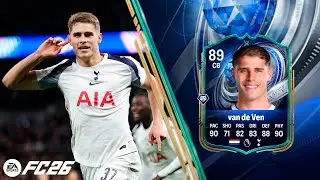 EL MEJOR CENTRAL DE FC 26 || MICKY VAN DE VEN 89 EVO TOTY