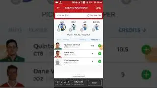 CTB VS JOZ Mzansi Super League | Dream 11 Best Team #WinGuruji #Sureguruji #Indiavsaustralia