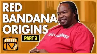 Ronald Chatman discusses when Bloods started wearing red bandanas / flags (pt. 3)