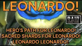 FINALLY?! 25 Sacred Shards for TMNT Leonardo Swordmaster's Path - RAID: Shadow Legends