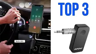 TOP 3 : Meilleur R&eacute;cepteur Bluetooth Adaptateur Kit Mains Libres pour Voiture 2020