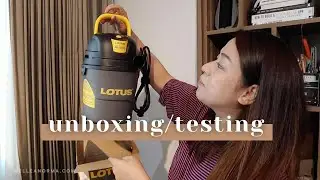 Unboxing & Testing the Lotus Wet and Dry Vacuum 4L // Elle Anorma