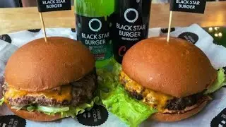 Самый Мощный Сочный Black StarBurger #акотянаработе#blackstarburger#тимати#сочныймощный#блэкстар
