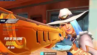 IDDQD DPS MAIN ASHE! POTG! [ OVERWATCH SEASON 24 TOP 500 ]