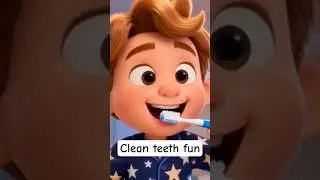 Perfect Teeth Brushing Routine for 2-5 Year Olds 🎵 #preschoollearning #healthyhabits #kidsongs