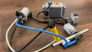 Тестирование пневматического клапана LEGO Technic RC с сервоприводом PF