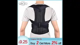 Lightweight Back Brace Posture Corrector Full Back Support Belts For Relief Back Shoulder Lumbar