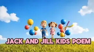 Jack and Jill | kids poem | learn and laugh | kids love it | kids rhymes and toons 