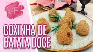 Coxinha de batata doce saudável - Você Bonita (29/05/20)
