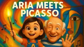 Aria Meets Picasso 🎨 | Picasso for Kids | Arts Songs for Kids | Nursery Rhymes & Kids Songs