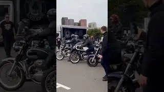 Great selection of motorcycles&hellip; #acecafe #motorcycle #rider #biker #royalenfield #triumph #suzuki
