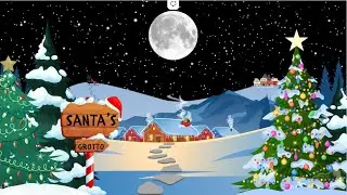 4k SLEEPY TIME at SANTA'S Grotto with Soothing Christmas Lullabies