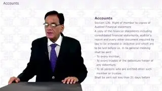 CORPORATE & ALLIED LAWS -  ACCOUNTS (TOPIC 6)