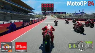 AMD Ryzen 5 7430U with AMD Radeon Graphics - MOTOGP 2024 - Gaming Test