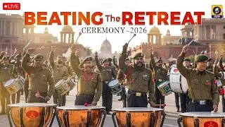 🔴LIVE  Beating Retreat Ceremony 2026 Annual Musical Extravaganza | Vijay Chowk  29.01.2026,  04:45PM