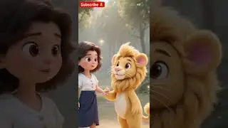 She Read One Page&hellip; and the Lion Came to Life! 🦁✨ #MagicalStory#KidsStories#LionAndPrincess