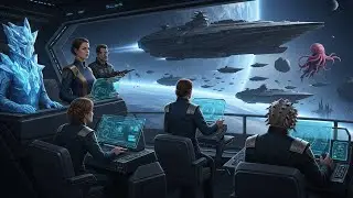 Emergency Broadcast Warns All Vessels Human Combat Fleet Mobilizing Near Contested Border Regions