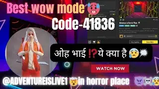 41836 -Adventure in Horror Place BGMI WOW MAP COMPLETED✅ #viral #bgmi #pubg #adventure #wow #parkour