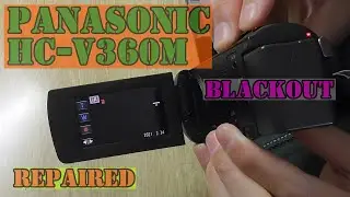 Panasonic HC-V360m camcorder [Black out LCD from CMOS] Repaierd-rec