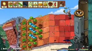 Pvz survival (roof) hard