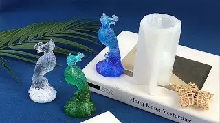 Mythical Magic: Crafting a Phoenix Ornament with 3D Resin Mold!