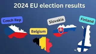 European Parliament election results (Belgium, Czech Rep, Slovakia, Finland)