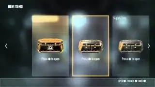 An advanced warfare supply drop opening