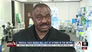 Medical face masks sold out across KC area